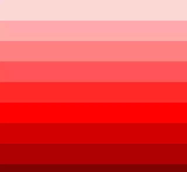 红色明度色阶图片