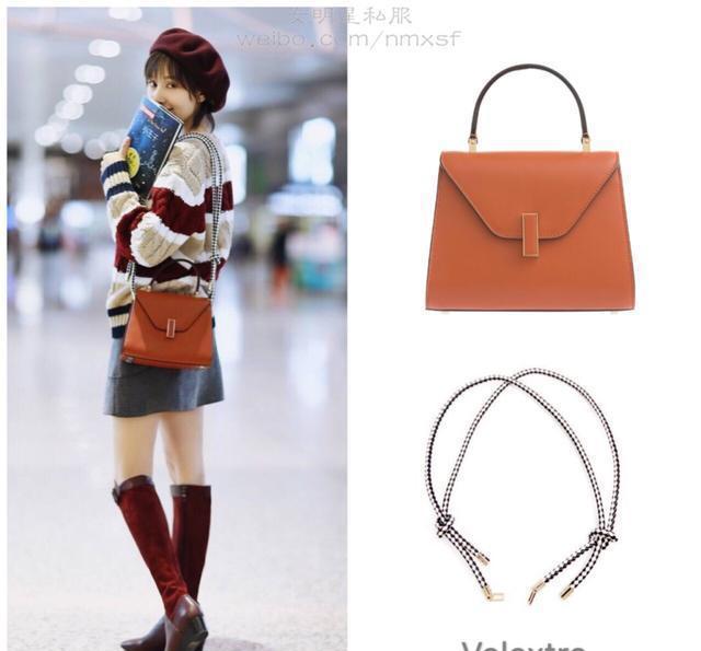 曲筱绡示范最in手提包背法, 竟然是加一根3千块的"麻绳"?