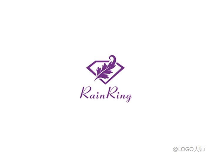 一组以羽毛为元素的灵感logo设计欣赏