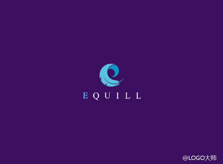 一组以羽毛为元素的灵感logo设计欣赏