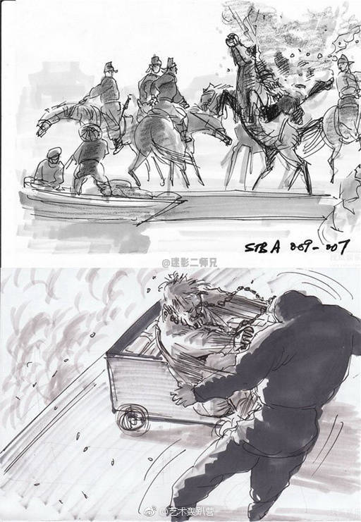 徐克手绘分镜图曝光堪比专业漫画