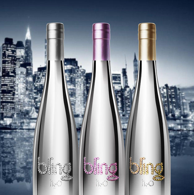 介绍的第二种珍贵矿泉水的名字叫做bling h2o.