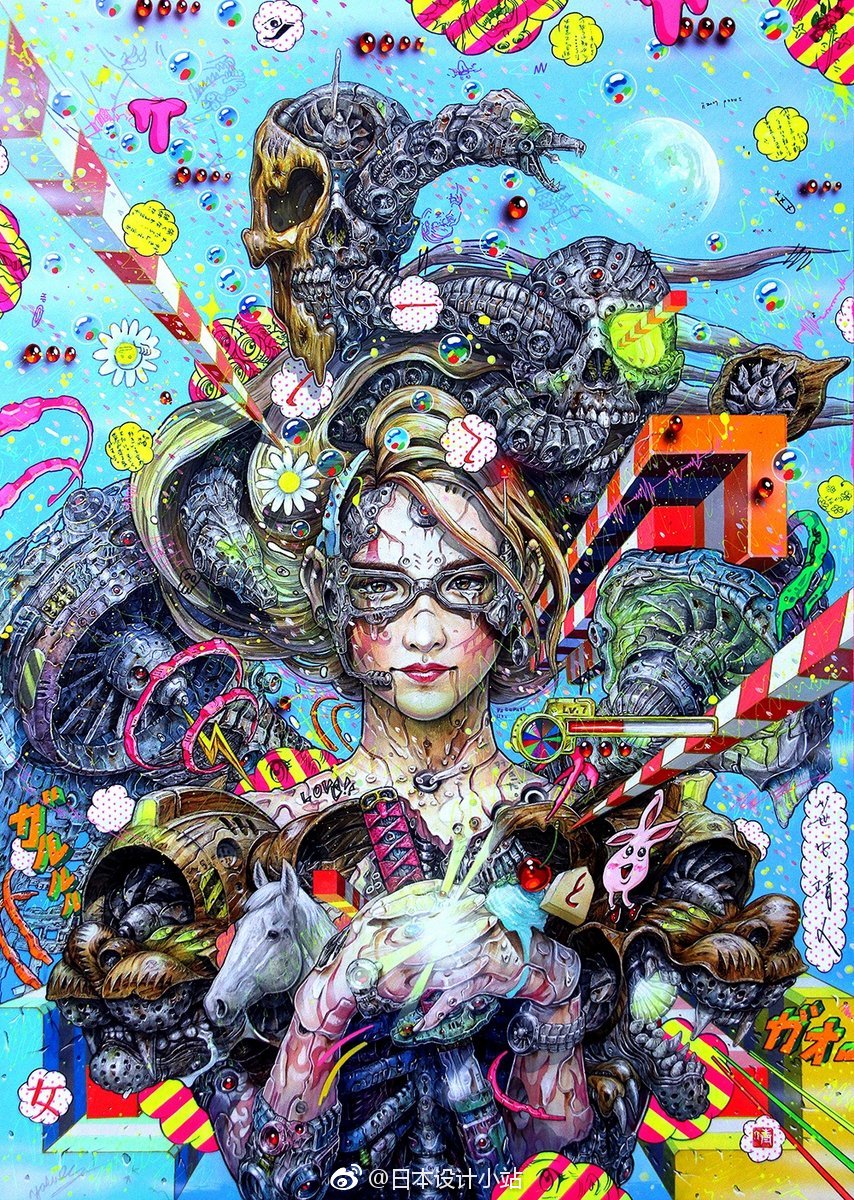 日本艺术家yasuto sasada用0