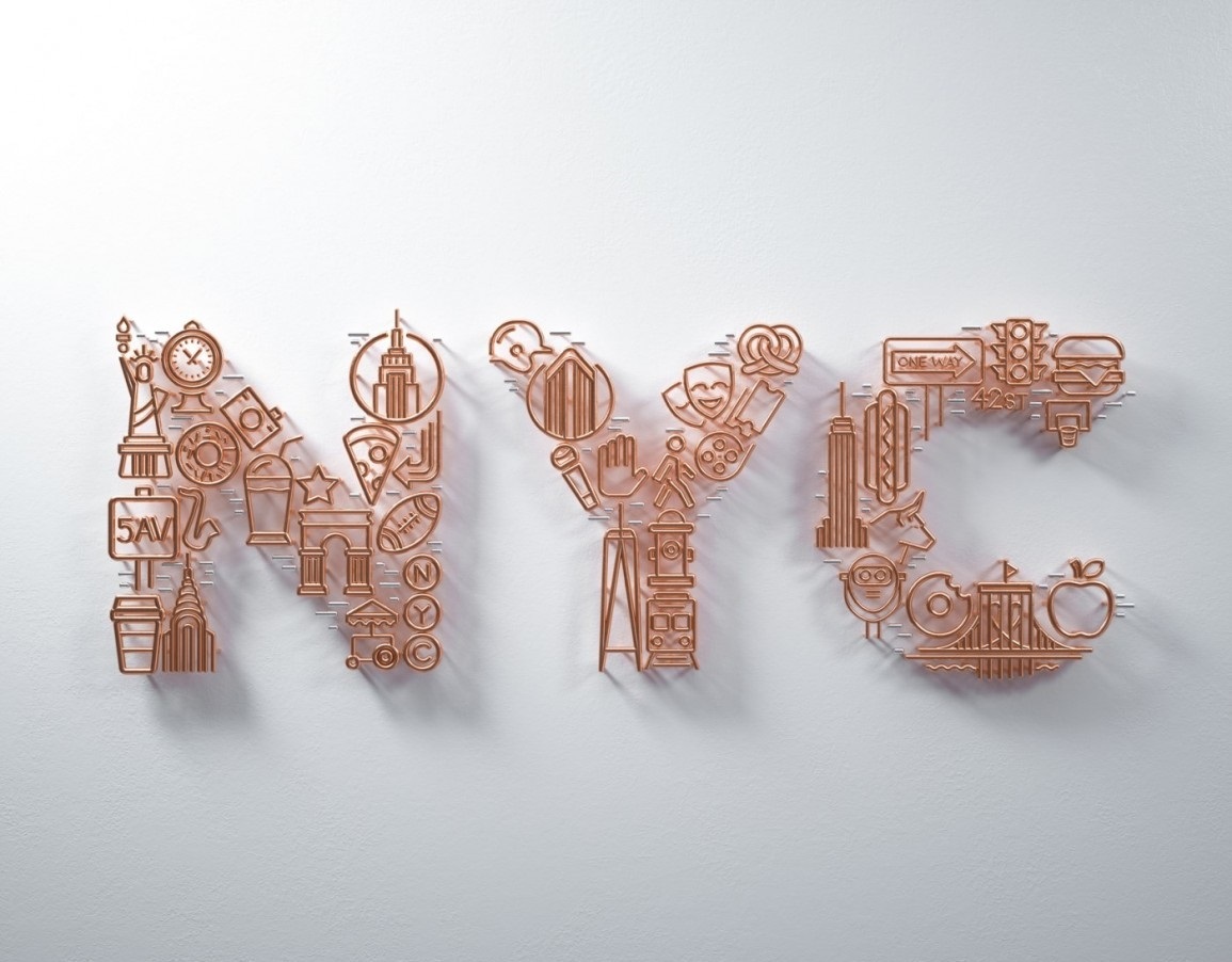 英国平面设计师 ben fearnley现实主义3d艺术字设计