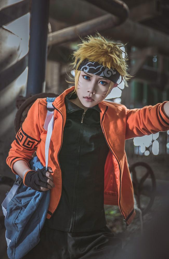 火影忍者 cos 漩涡鸣人和 春野樱 绿上一道光!