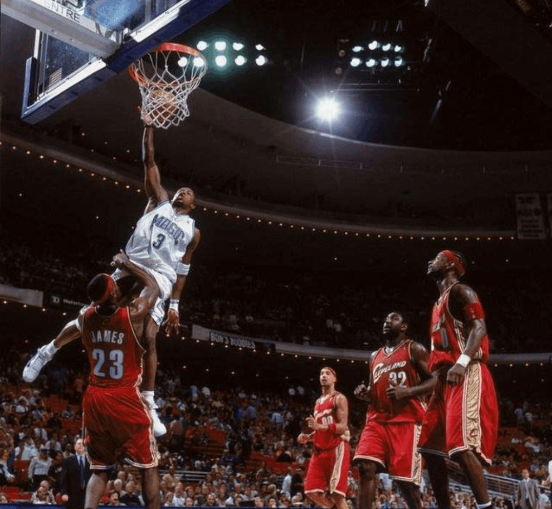 劲爆无比, 年轻的弗朗西斯扣篮有多猛, 10图带你感受一下