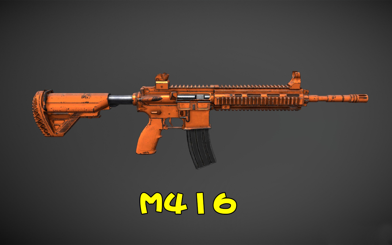 刺激战场:别再为找m416苦恼了,这把枪才是王道,王牌抢着用