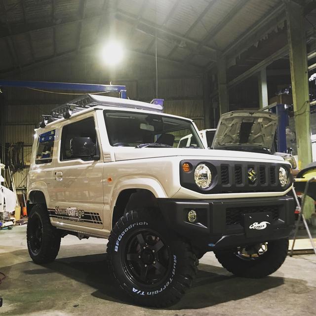 日本车友改装铃木全新一代吉姆尼实在太帅了可惜国内买不到