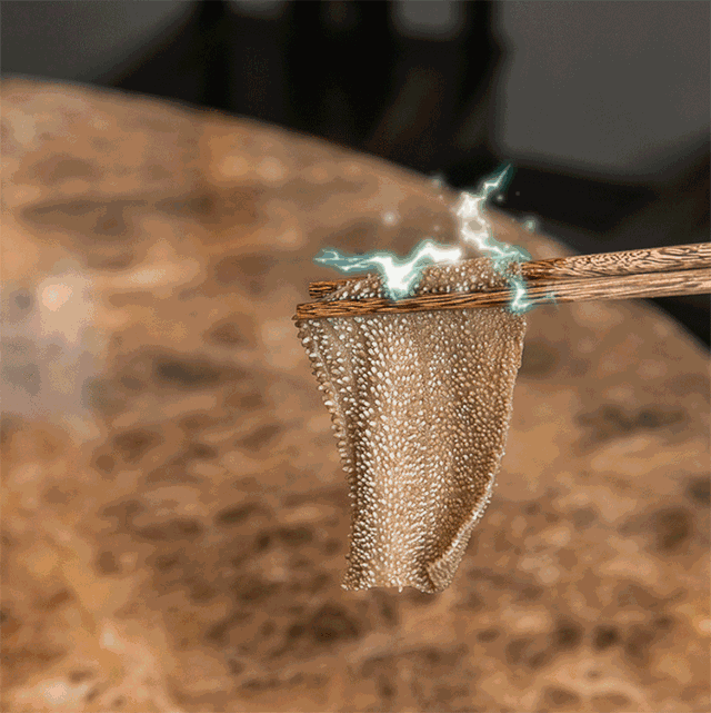 每一片毛肚都又大又薄,轻轻一扯还有共振反应!