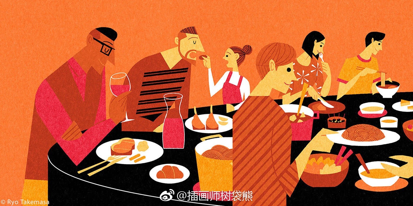 日本插画师ryotakemasa武政谅商业插画设计作品毕业于武藏野美