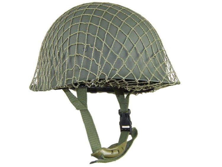 士兵钢盔上的一层网没有防弹作用却提高士兵的45生存率