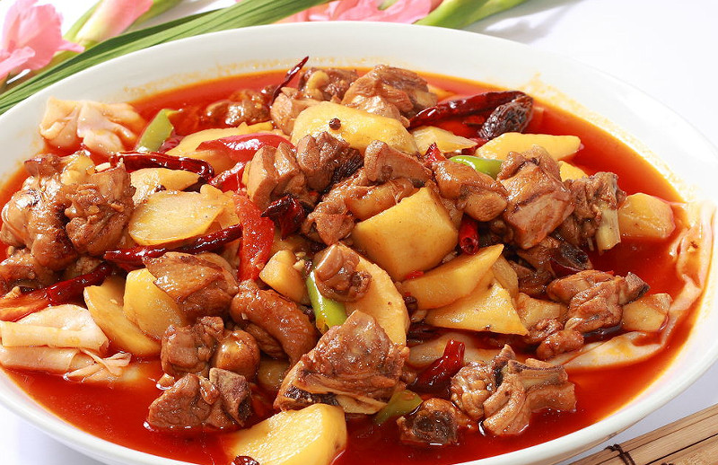 最原汁原味大盘鸡家常做法香辣过瘾开胃消食好吃得停不下来