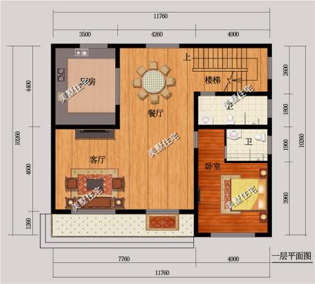 12x10米三层农村别墅25万建成比城里千万豪宅还美