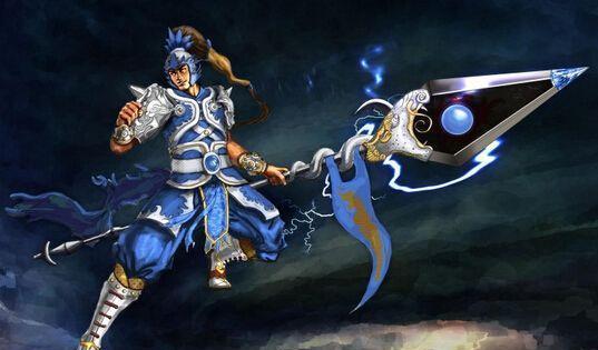 在德玛西亚军团士兵的保护下,嘉文二世释放了信爷以及他那300名对手.