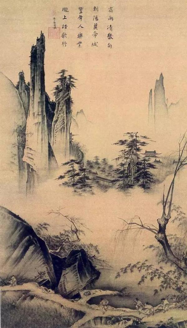 赏宋画南宋四大家之马远作品