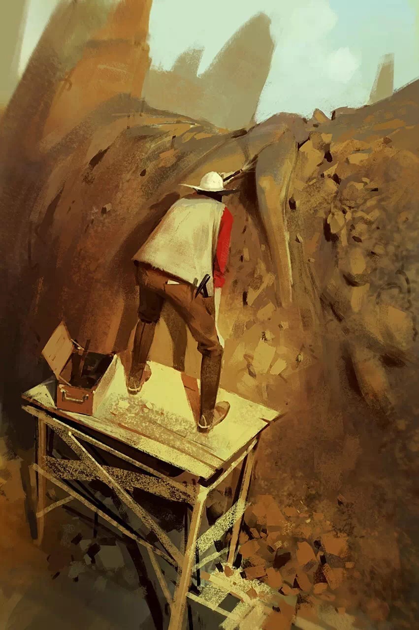 细细品味每张的情绪法国概念艺术家sergeykolesov
