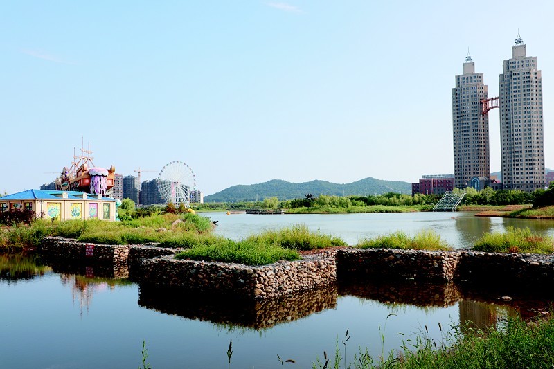 "多功能调蓄水体"助力庄河海绵城市建设