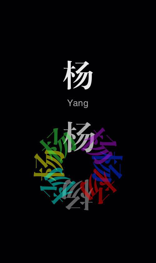 想要一款属于自己的姓氏壁纸吗