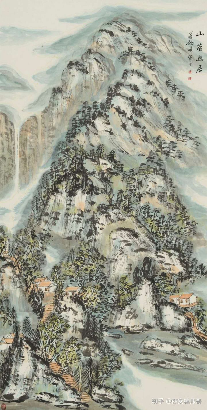醉心山水写丹青 陕西省英才委员会专职书画家闫军平作品欣赏