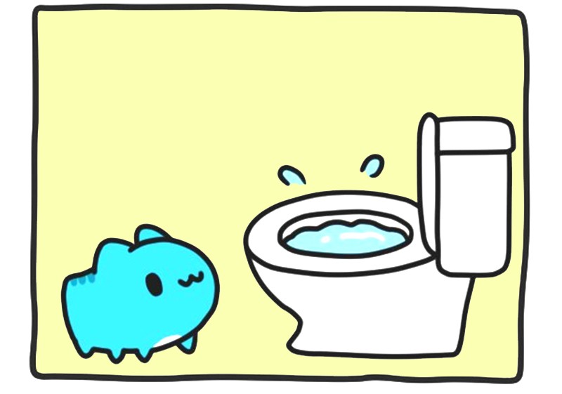 恶搞漫画马桶堵了怎么办