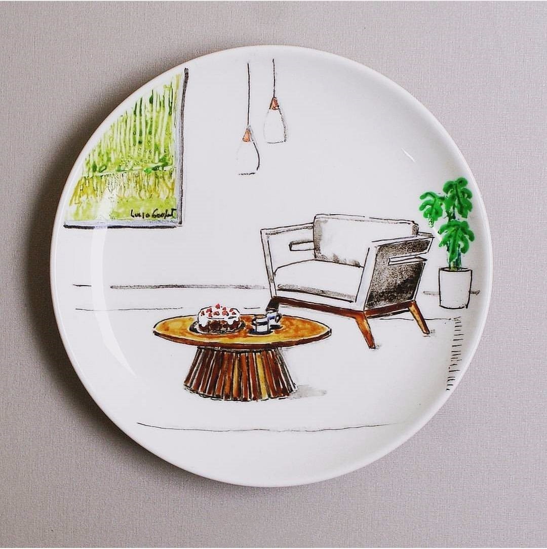 美食不如美器,让你爱不释手的手绘餐盘!