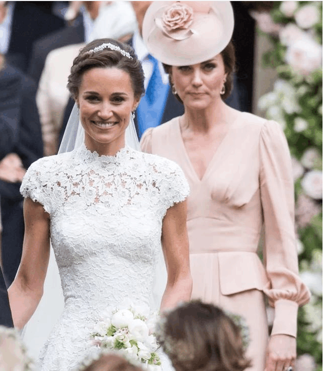凯特王妃穿着低调出席妹妹婚礼