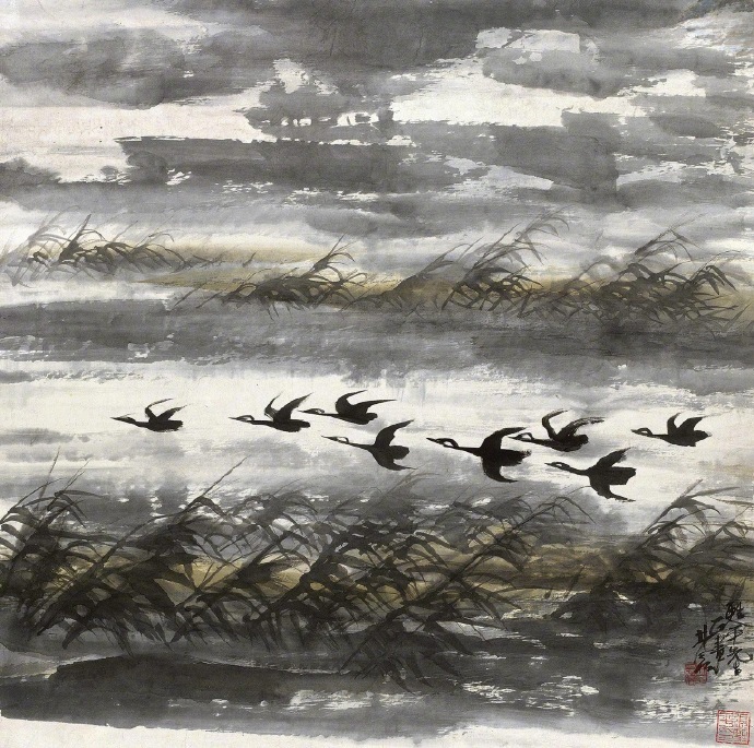 长风万里送秋雁