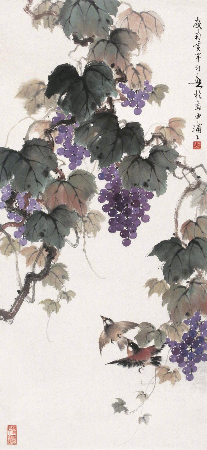 黄幻吾 · 笔下的葡萄 …|黄幻|笔下|黄幻吾_新浪新闻
