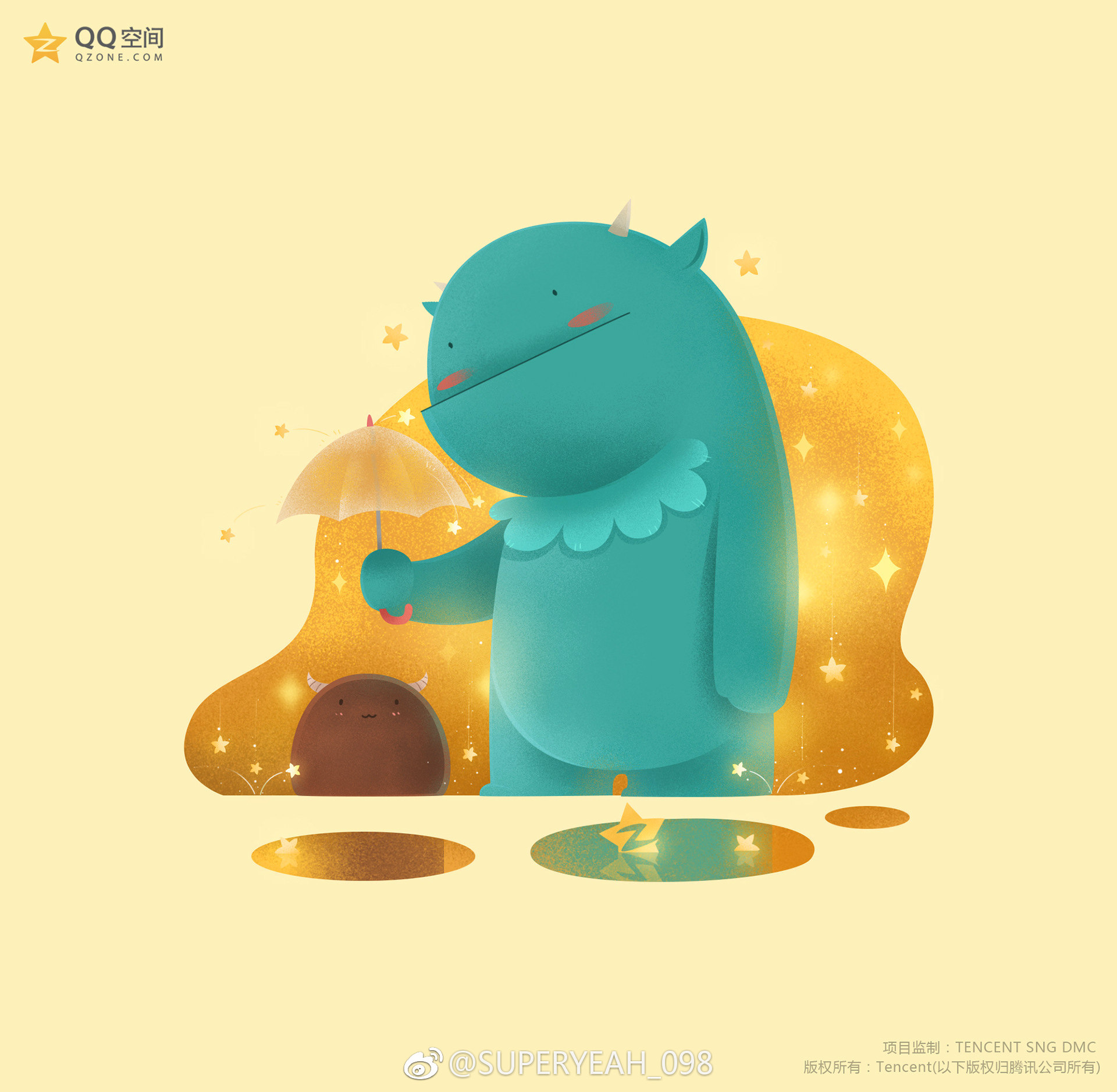 重庆设计师鬼画胡子的插画设计作品:异世界之门