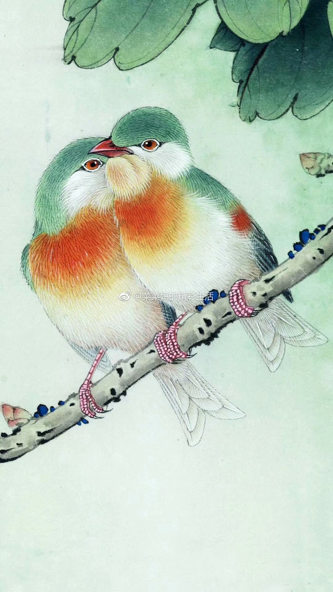 瑶池相思春来自于我的老师工笔画家李晓明