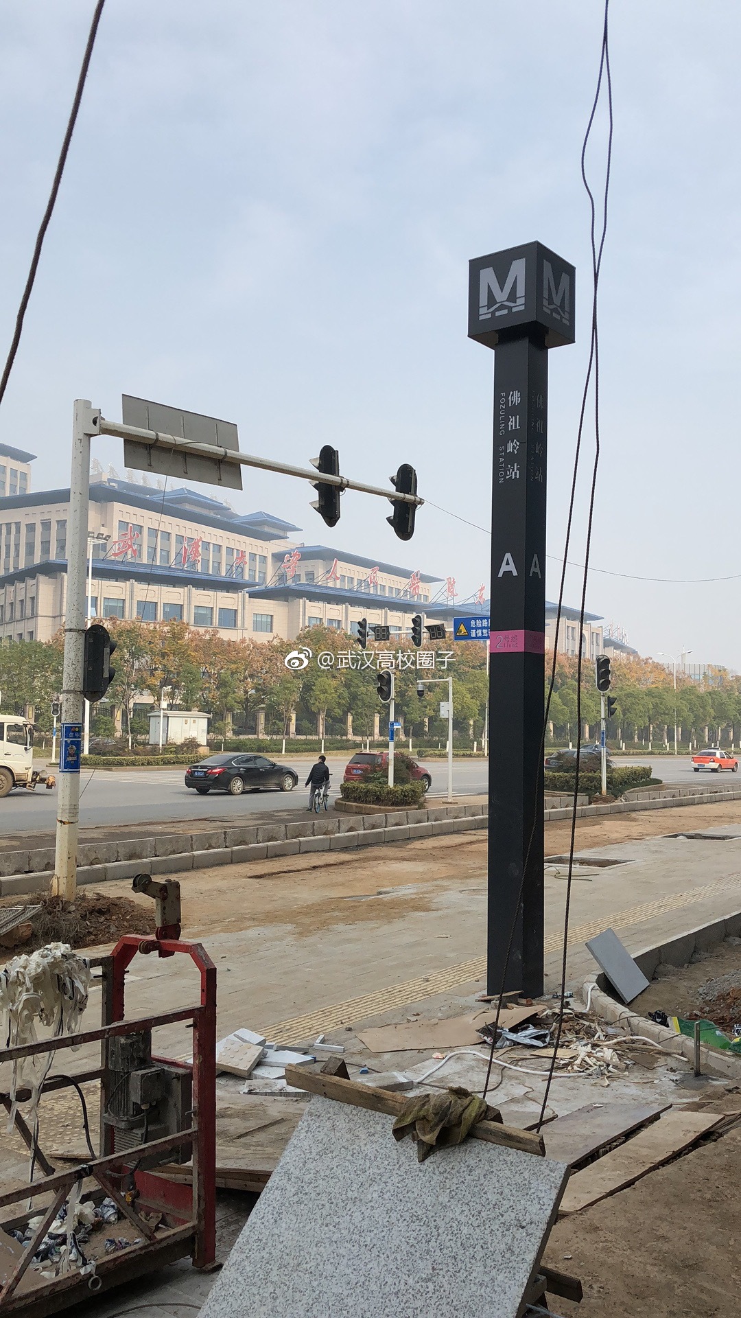 武汉生活!拍了一上午抖音,地铁二号线终点站佛祖岭