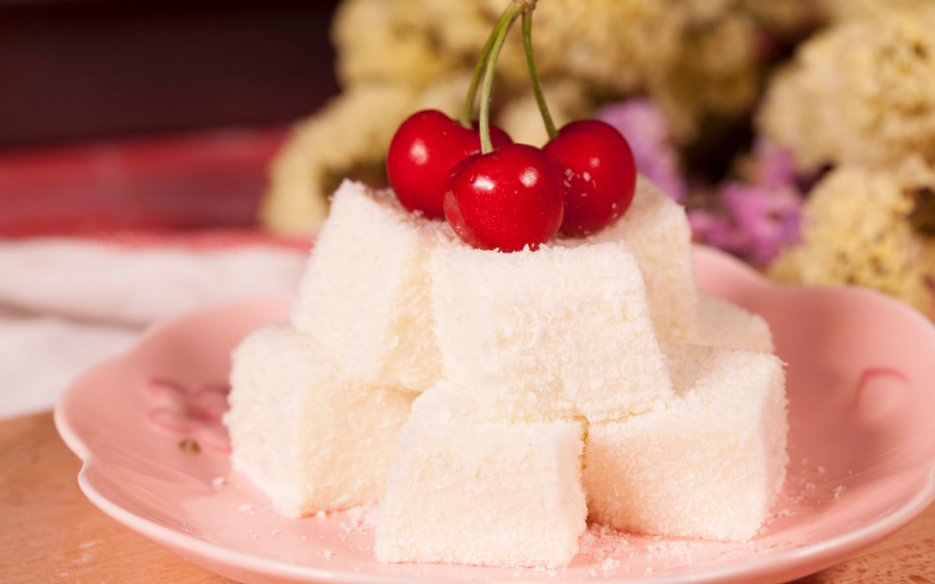 椰蓉奶糕做不成型?试试看这个做法吧,轻易上手好看又好吃!