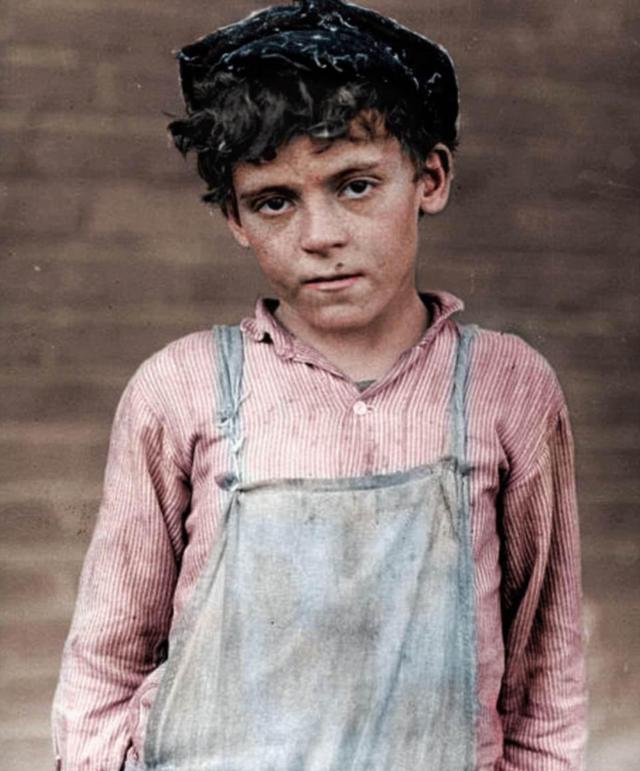 20世纪初西方工业化国家年轻孩子们参加工作的影像志