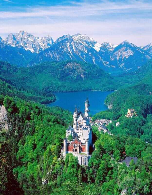 世界上最漂亮白雪公主城堡的,被称为最接近童话地方 !!|天鹅|梦幻|白