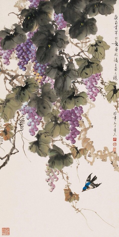黄幻吾 · 笔下的葡萄 …|黄幻|笔下|黄幻吾_新浪新闻