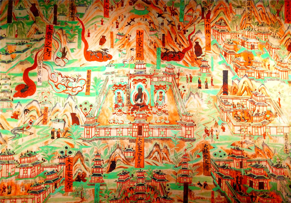 敦煌莫高窟壁画真图复原艳世界