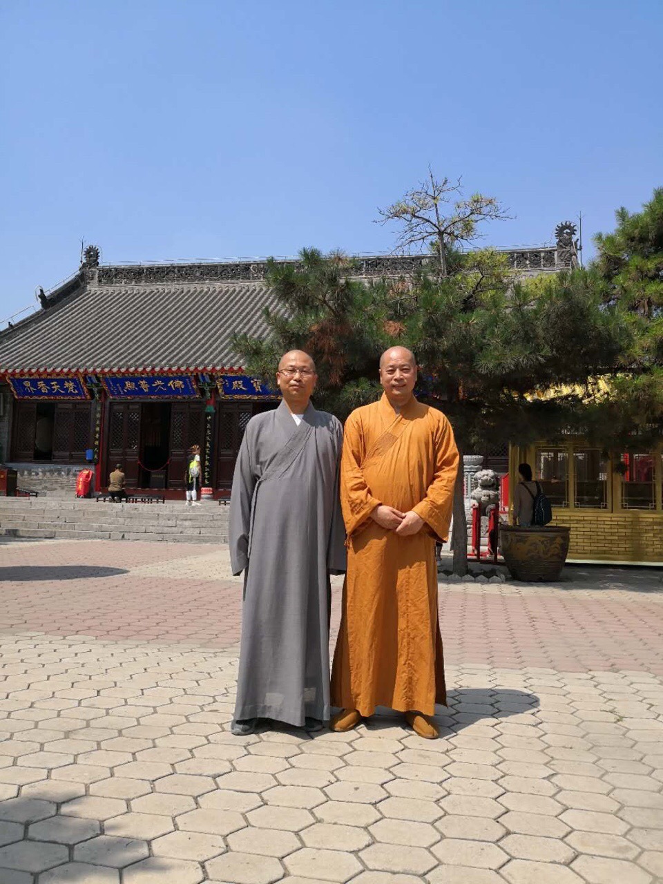 佛学网一行人拜访沈阳市现存最大的寺院——慈恩寺|慈恩寺|法师|佛学