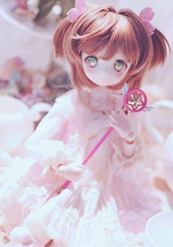 【图集简介】 魔卡少女樱是很多女孩子喜欢的动漫角色,bjd娃娃改装
