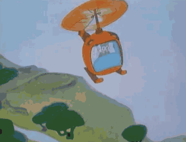 大家快来看看飞行员舒克的新直升机!