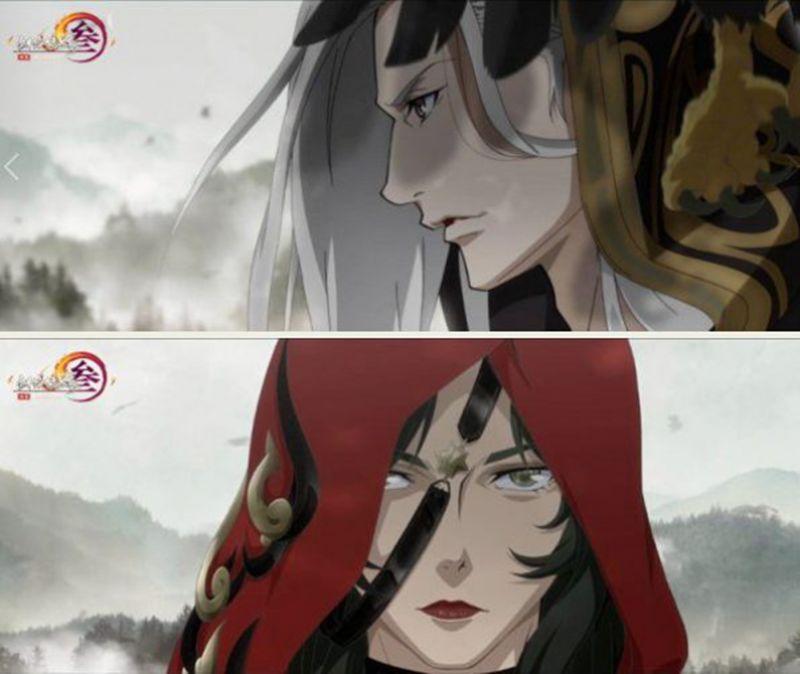 《剑网3》动画中的陆危楼和阿萨辛,看起来也很有感觉,满满的游戏情怀