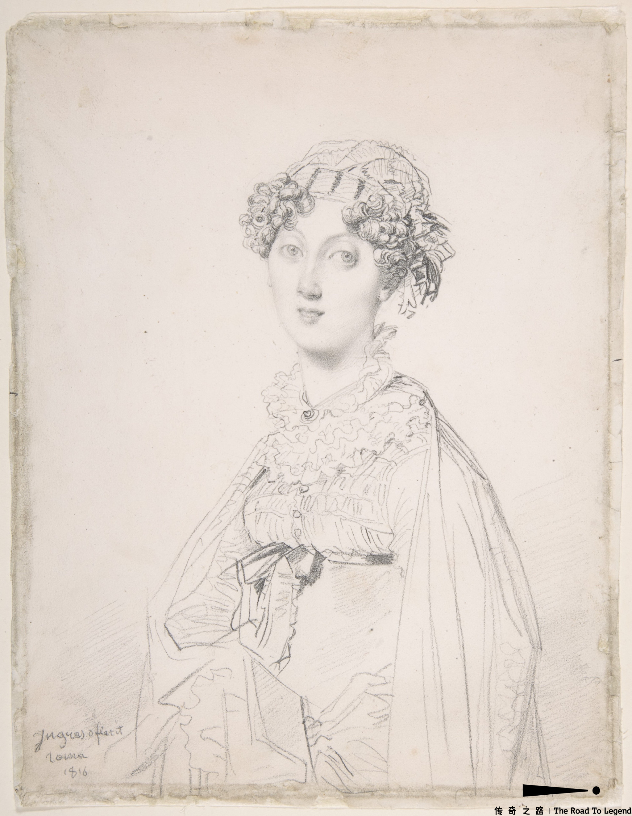 法国新古典主义画家安格尔高清素描稿3