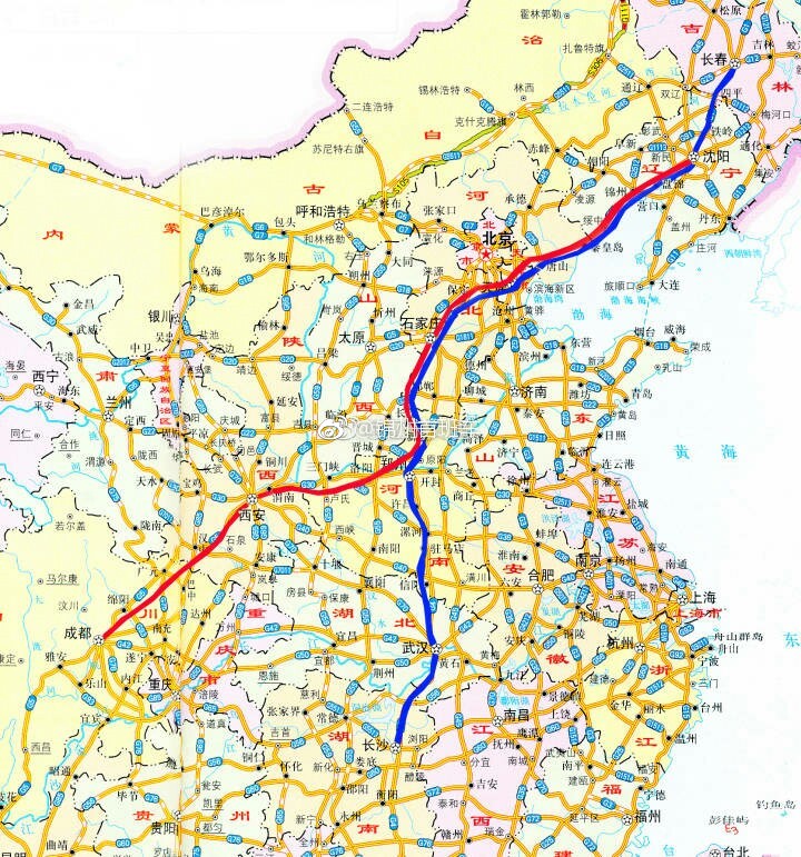 沈阳至成都,长沙两条高铁7月1日零时起首次开行