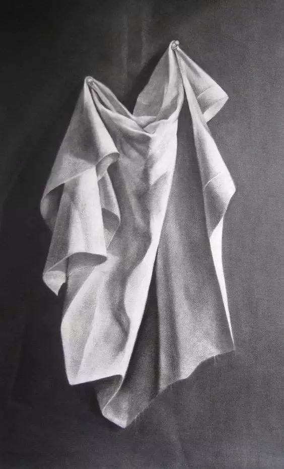 布褶临摹资料,重要的是掌握褶皱的绘画规律