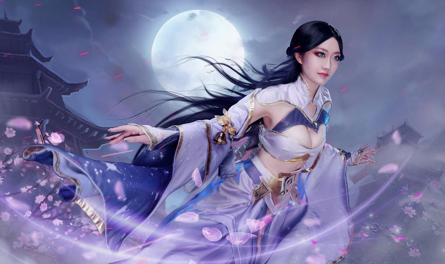 王者荣耀紫霞仙子cosplay我在你心里留下了一样东西