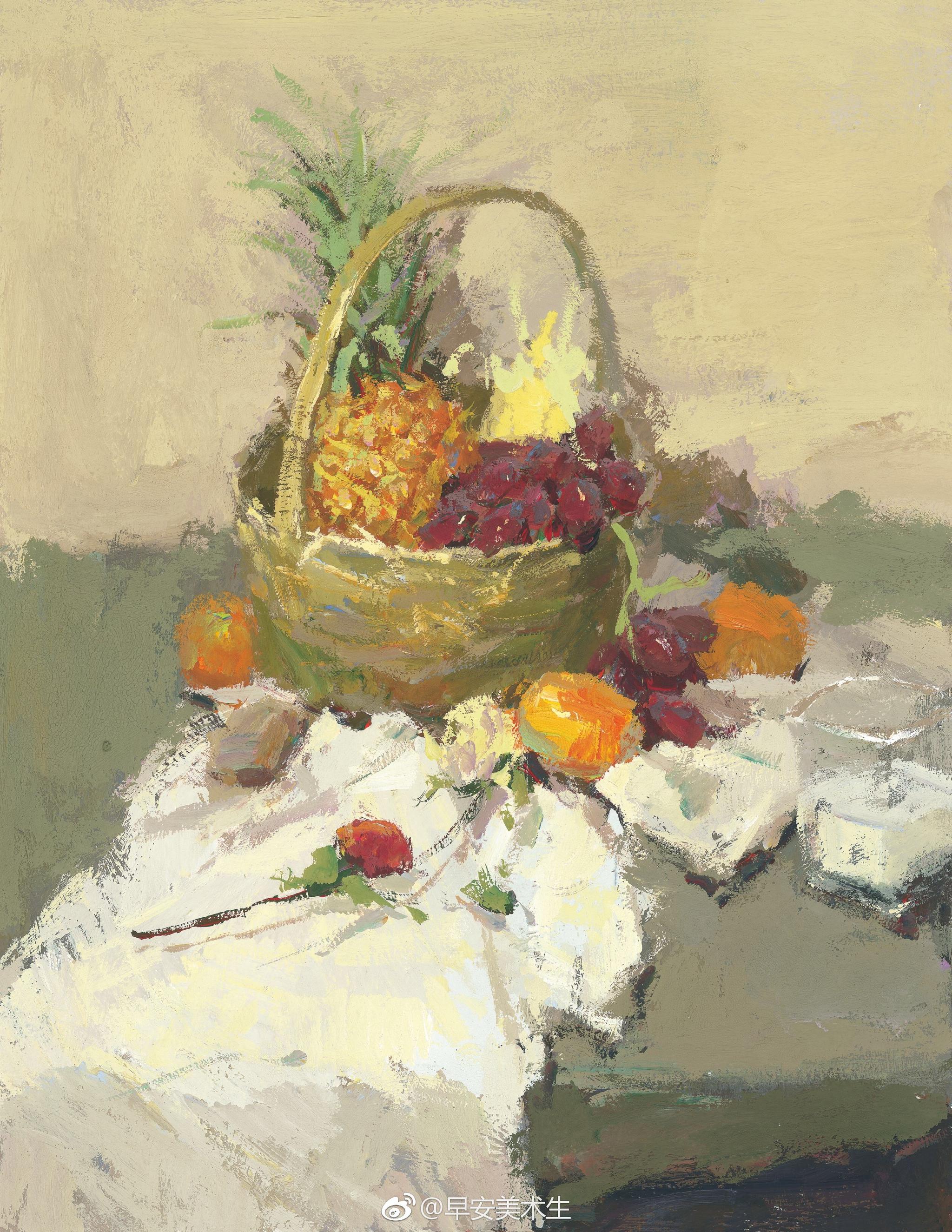 水果类色彩静物