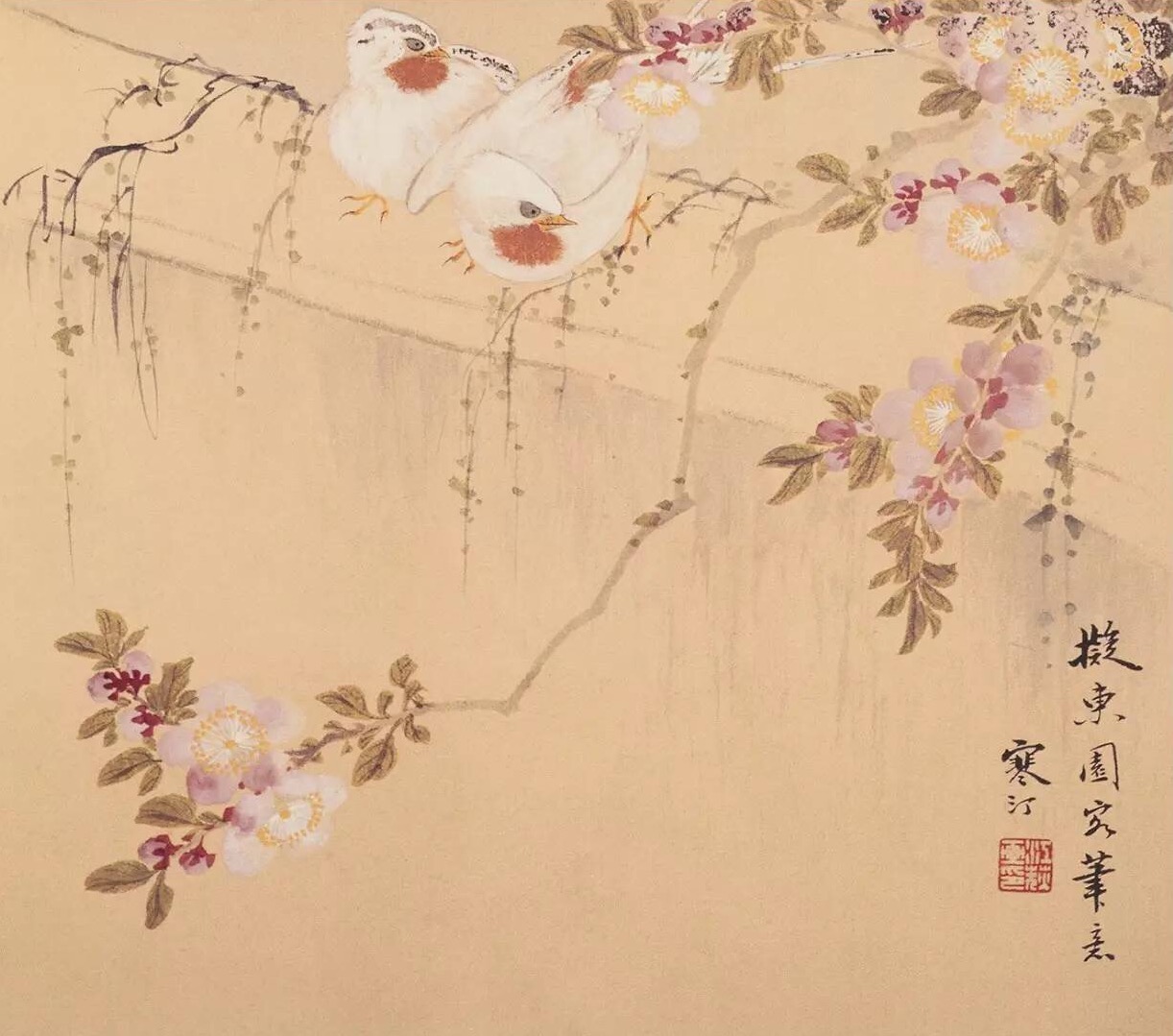 江寒汀 · 花鸟册页欣赏