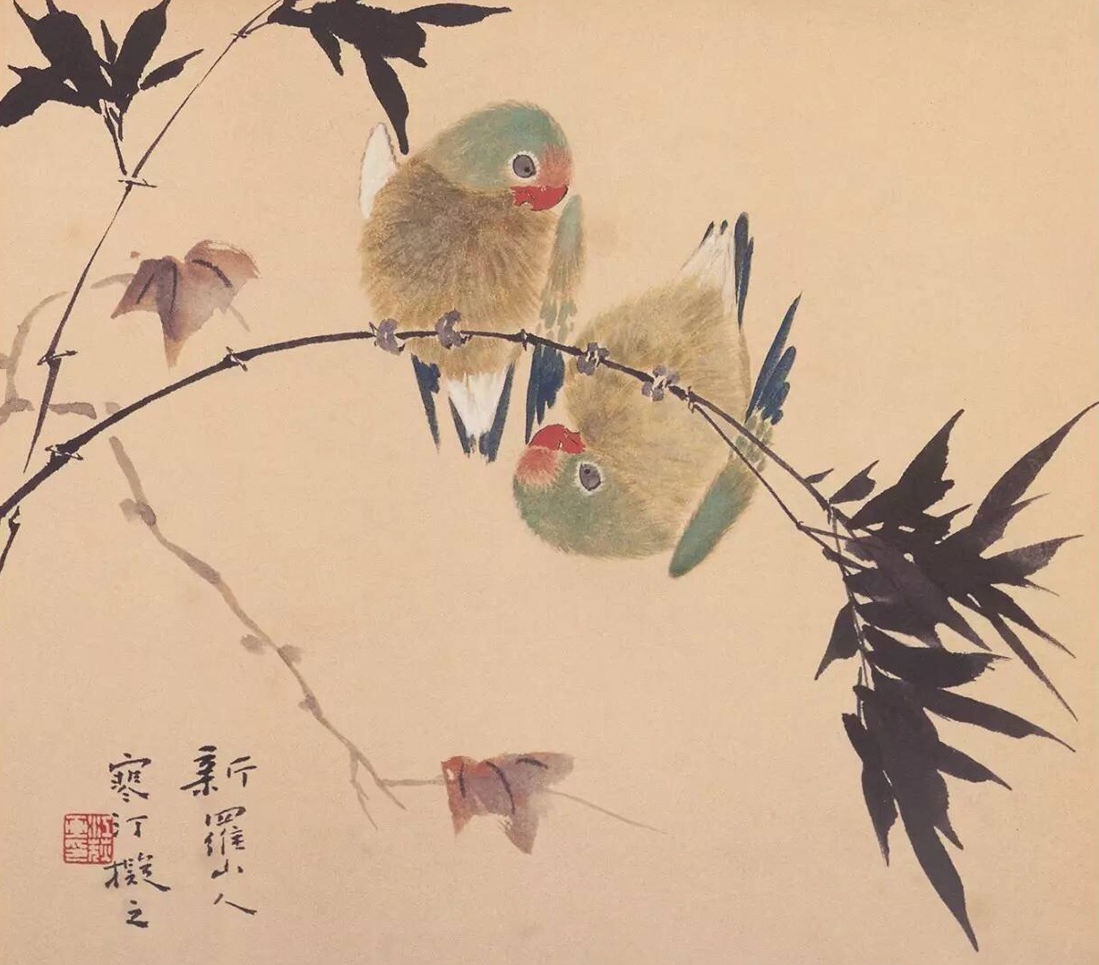 江寒汀 · 花鸟册页欣赏