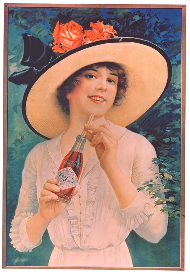 复古经典可口可乐瓶 平面广告海报设计