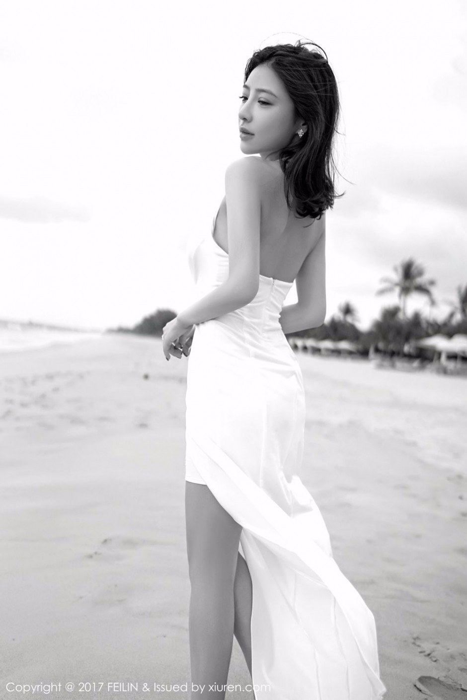 美女模特摄影清纯女神施忆佳海边写真