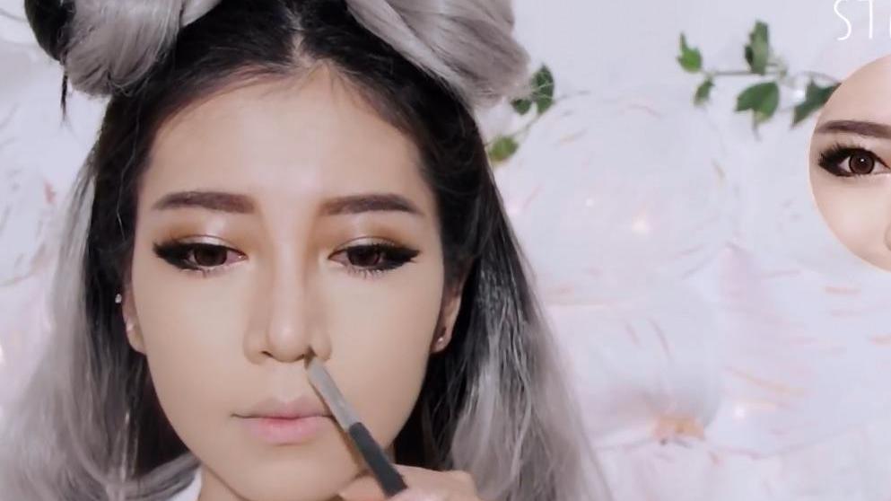 日本网红美女neo gals手把手教你化美妆